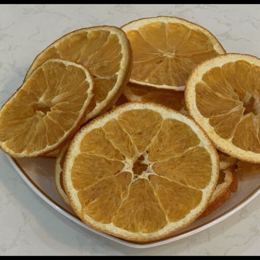 چیپس میوه پرتقال .خشک شده به روش سنتی بدون دستگاه