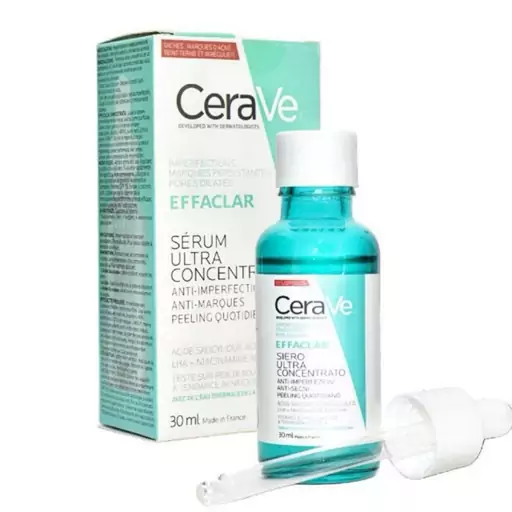 سرم ضد جوش و منافذ افکلار سراوی EFFACLAR حجم 30 میلی لیتر