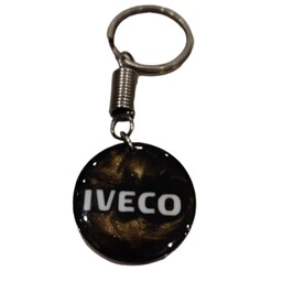 جا کلیدی فنردار رزینی گرد مدل ایویکو IVECO سر سوئیچ اسپرت آرم دار