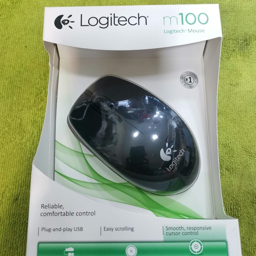 ماوس سیمی لاجیتک (logitech )مدل m100