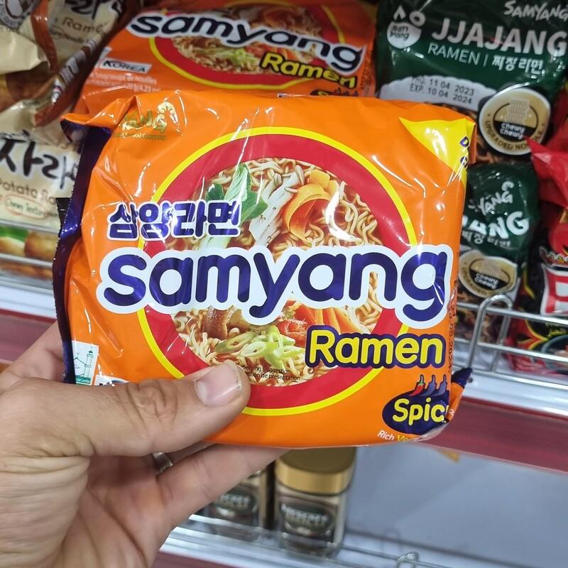نودل کره ای سامیانگ طعم رامن اسپیسی نارنجی