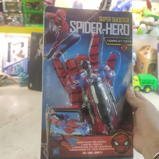 دستکش مردعنکبوتی بهمراه تار چسبناک دستکش مرد عنکبوتی تار مردعنکبوتی دستکش spider man