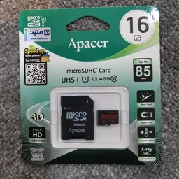 کارت حافظه microSDHC اپیسر مدل R85 کلاس 10 استاندارد UHS-I سرعت 85MBps ظرفیت 16