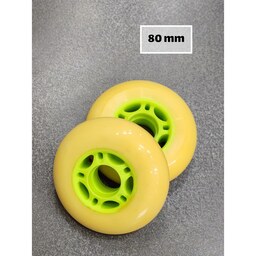 چرخ اسکیت کدر زرد رنگ 