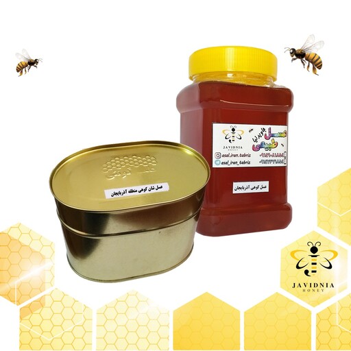 عسل شهد و شان کوهی (پک 2 عددی 1800 گرم)10 درصد تخفیف با ارسال رایگان 