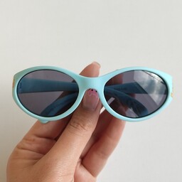 عینک بچگانه آبی  با طرح پو مناسب صفر تا سه سال یووی400