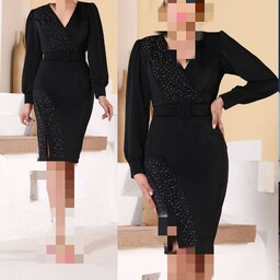 لباس مجلسی مدل آنیکا رنگ بندی طبق تصویر جنس کار قواصی سایز 38 تا 46 ارسال رایگان