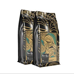 قهوه طلایی تام کینز 100 عربیکا دو کیلو