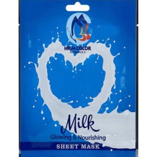 ماسک ورقه ای صورت شیر  High Color Sheet Mask Milk