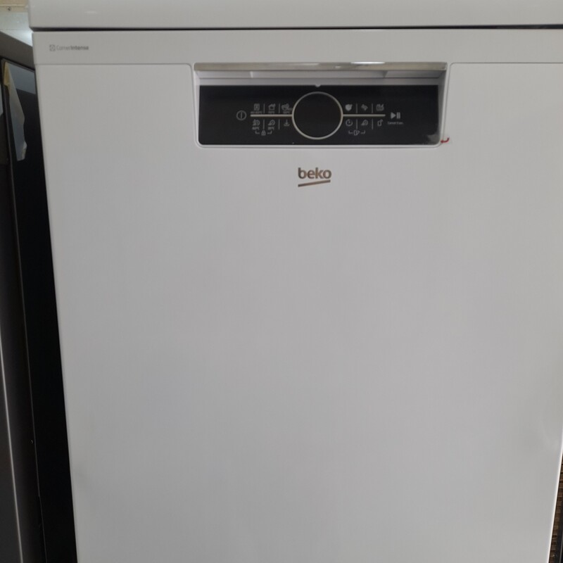 ماشین ظرفشویی 16 نفره بکو 3 سبد درب برقی مدل BDFN36641XA رنگ سفید و سیلور (پس کرایه)