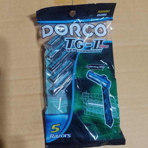 ژیلت خارجی 5 عددی تولید کره جنوبی کیفیت عالی مارک دورکو DORCO اصـل مدل TG -II plus 