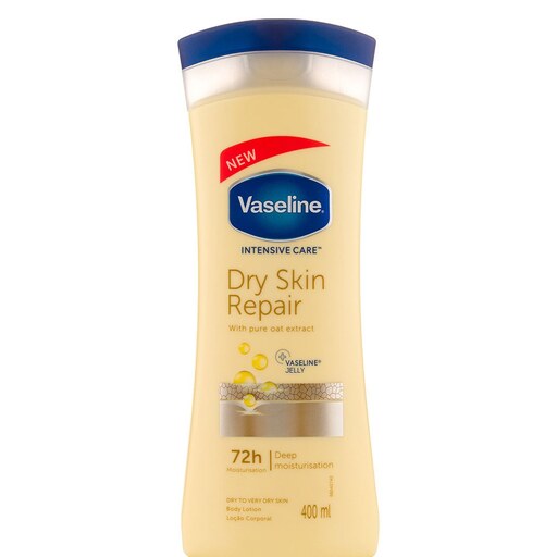 لوسیون بدن وازلین Vaseline اورجینال  مدل Dry skin repair