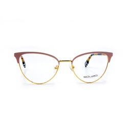 فریم عینک طبی اسکوآرو مدل sq1728c7 زنانه و مردانه صورتی طلایی 