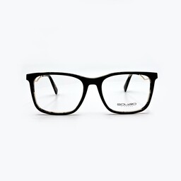 فریم عینک طبی اسکوآرو مدل sq1709 زنانه و مردانه هاوانا  مشکی طلایی