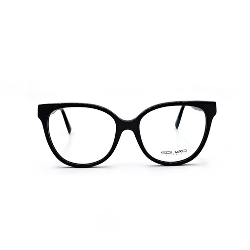 فریم عینک طبی اسکوآرو مدل sq1731c1 زنانه و مردانه مشکی
