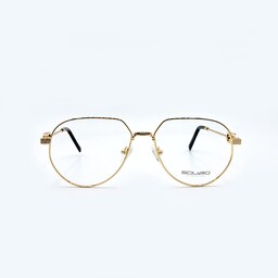 فریم عینک طبی اسکوآرو مدل sq1729c1 زنانه و مردانه فلزی طلایی
