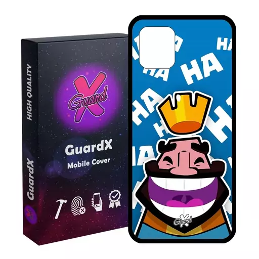 کاور گارد ایکس طرح Clash Royale مدل Glass10036 مناسب برای گوشی موبایل سامسونگ Galaxy Note 10 Lite - A81