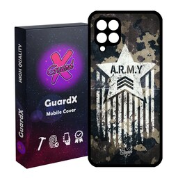 کاور گارد ایکس طرح Army مدل Glass10159 مناسب برای گوشی موبایل سامسونگ Galaxy M32 4G-M22 4G-F22