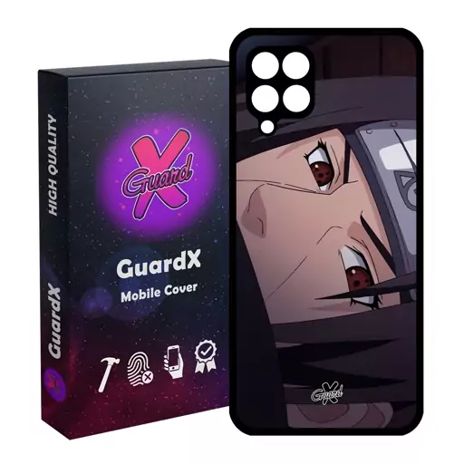 کاور گارد ایکس طرح Itachi Anime مدل Glass10475 مناسب برای گوشی موبایل سامسونگ Galaxy M32 4G-M22 4G-F22