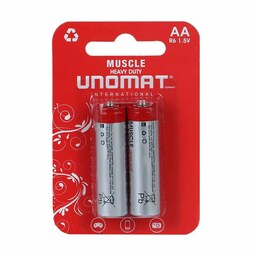 باتری قلمی یونومات مدل Muscle Heavy Duty R6 بسته 2 عددی