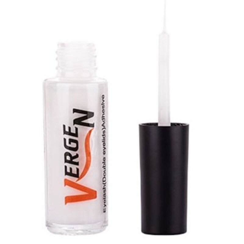 چسب مژه قلم مویی ورژن VERGEN مدل EF105 حجم 10 گرم بی رنگ ضد حساسیت کره ای

