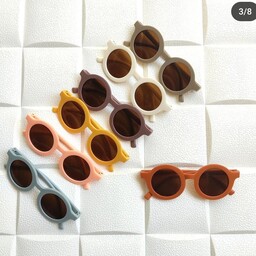 عینک آفتابی بچگانه مناسب 2 تا 7 سال در رنگ های مختلف برای دختر و پسر مناسب هدیه