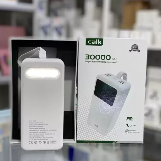 پاوربانک کالک   30000 Calk             
مدل  اصلی Calck 40000mAh