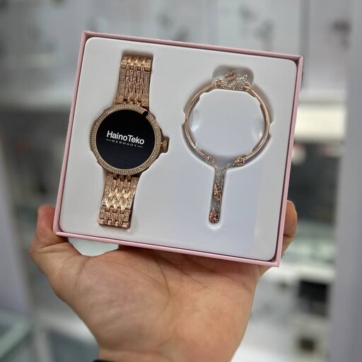 ساعت هوشمند زنانه Haino teko مدل RW-19 همراه دستبند