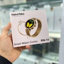 ساعت هوشمند زنانه Haino teko مدل RW-19 همراه دستبند