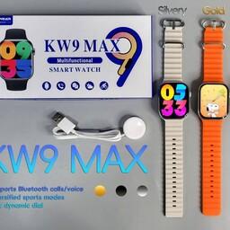 ساعت هوشمند مدل KW9 MAX9 تمام صفحه نمایش سری 7 شارژر وایرلس