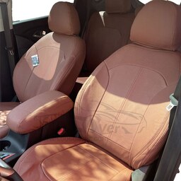 روکش صندلی هیوندا IX35 توسان مدل 2011 تا 2016 چرم خارجی مارون	