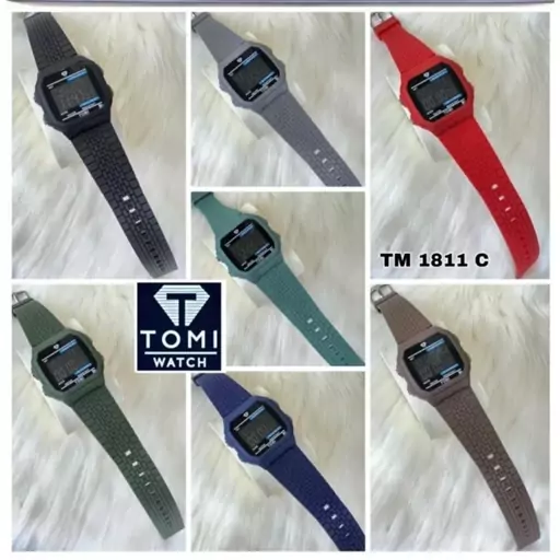 ساعت اسپرت کامپیوتری  برند TOMI ضدآب  بسیار پرفروش 499000 تومان فروش به صورت تک و عمده 