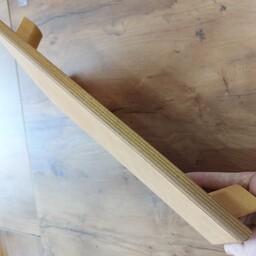 سینی سرو پایه دار چوب بامبو قابل شستشو مستطیل شکل