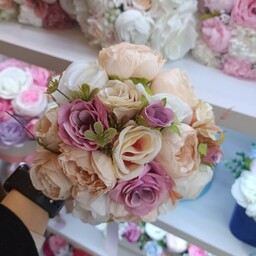 دسته گل عروس مصنوعی زیبا مدل ملودی