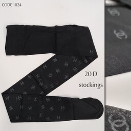 جوراب شلواری طرح گوچی برند negro فری سایز  کد 1024