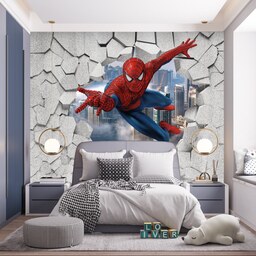 پوستر دیواری سه بعدی مرد عنکبوتی (ارسال با باربری و پس کرایه)