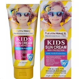 کرم ضد آفتاب کودک وکالی Wokali kids sun cream spf35