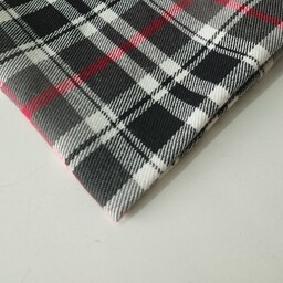 پارچه پشمی چهارخونه گرم بالا  درجه یک قیمت برای نیم متر است