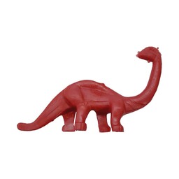 عروسک پلاستیکی دایناسور گوشت خوار قرمز  سایز کوچک طرح AMOR 