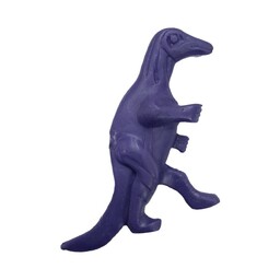 عروسک پلاستیکی دایناسور گیاه خوار  بنفش سایز کوچک  طرح AMOR 