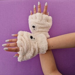 دستکش تدی حرارتی فانتزی مدل میو وارمر (یک جفت) 