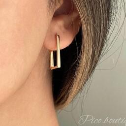 گوشواره ژوپینگ، بسیار سبک و راحت در گوش ، بدون هرگونه حساسیت پوستی، ساخته شده از آلیاژ مس با روکش طلا