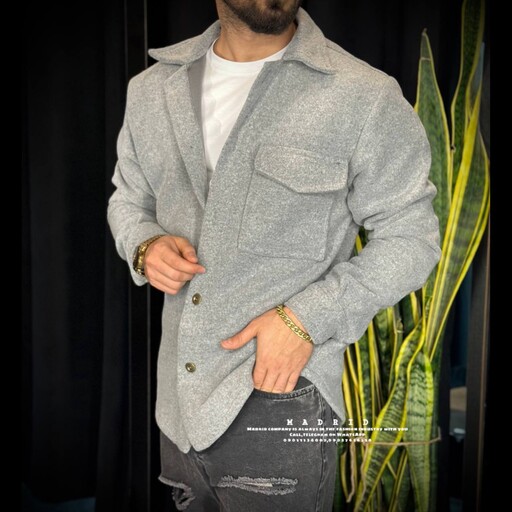 کت پشمی مردانه جنس فوتر  تنخوری زیبا و کیفیت بالا  در 6 رنگبندی جذاب و پر طرفدار        شیک پوش