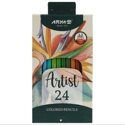 مداد رنگی 24 رنگ آریا مدل Artist