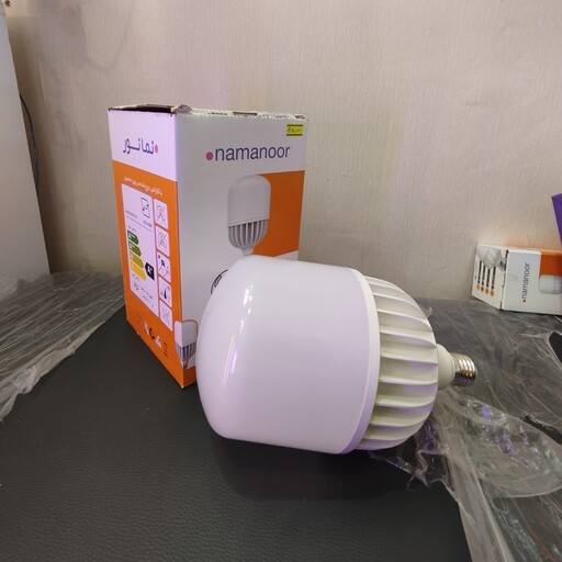 لامپ 65 وات استوانه طرح های پاور نمانور با گارانتی 15ماهه در رنگ های سفید صدفی آفتابی در بسته 1عددی 