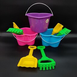 اسباب بازی ساحلی سطل شن بازی تک ارسال رنگ رندوم