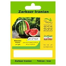 بذر هندوانه گرد خطی زربذر ایرانیان کد ZBP-38