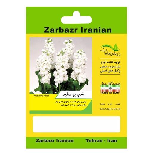 بذر گل شب بو سفید زربذر ایرانیان کد ZBP-91