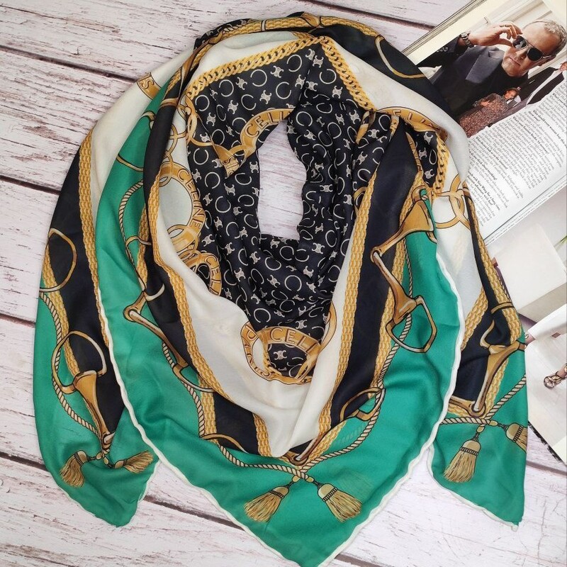 روسری مجلسی عیدانه خوش رنگ