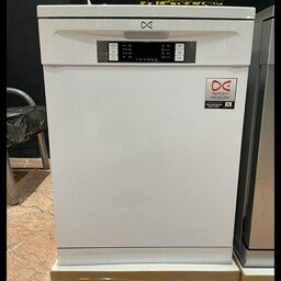 ماشین ظرفشویی دوو مدل 1411 سفید سه کشو( کرایه با خریدار محترم)